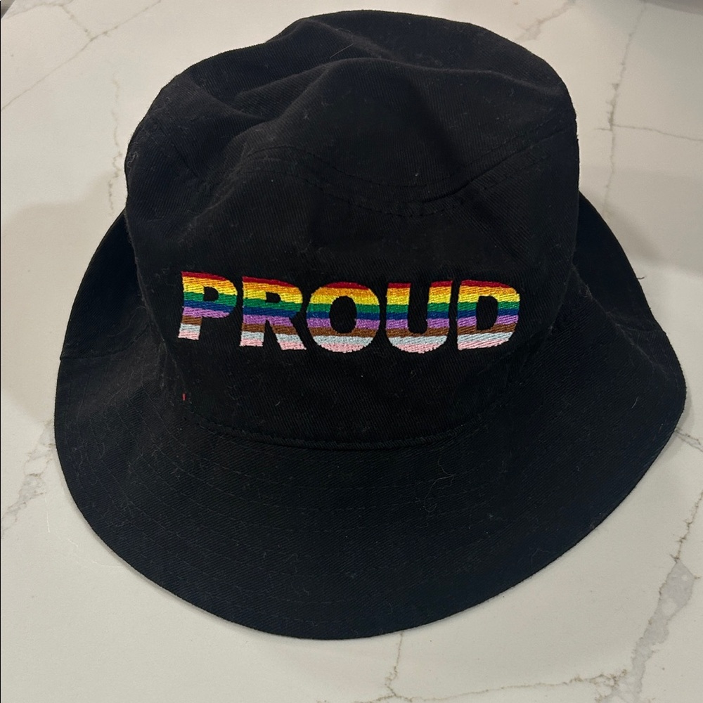 The Phluid Project Black 'Proud' Bucket Hat